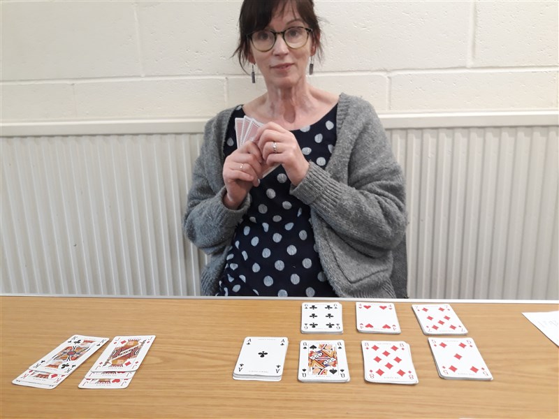 Enjoying a good hand
