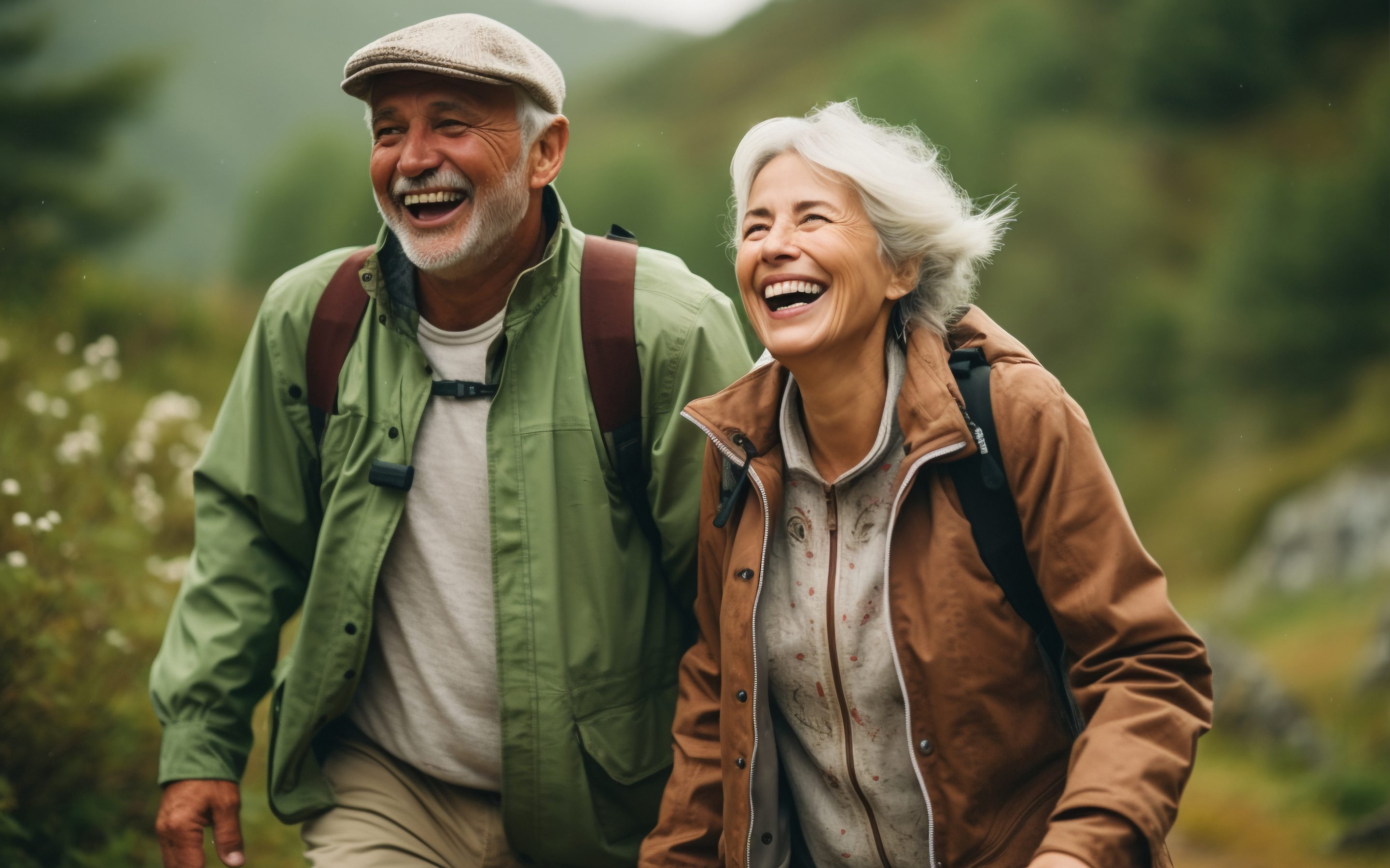 A couple out on a walk together. Image 72566357 from Freepik.