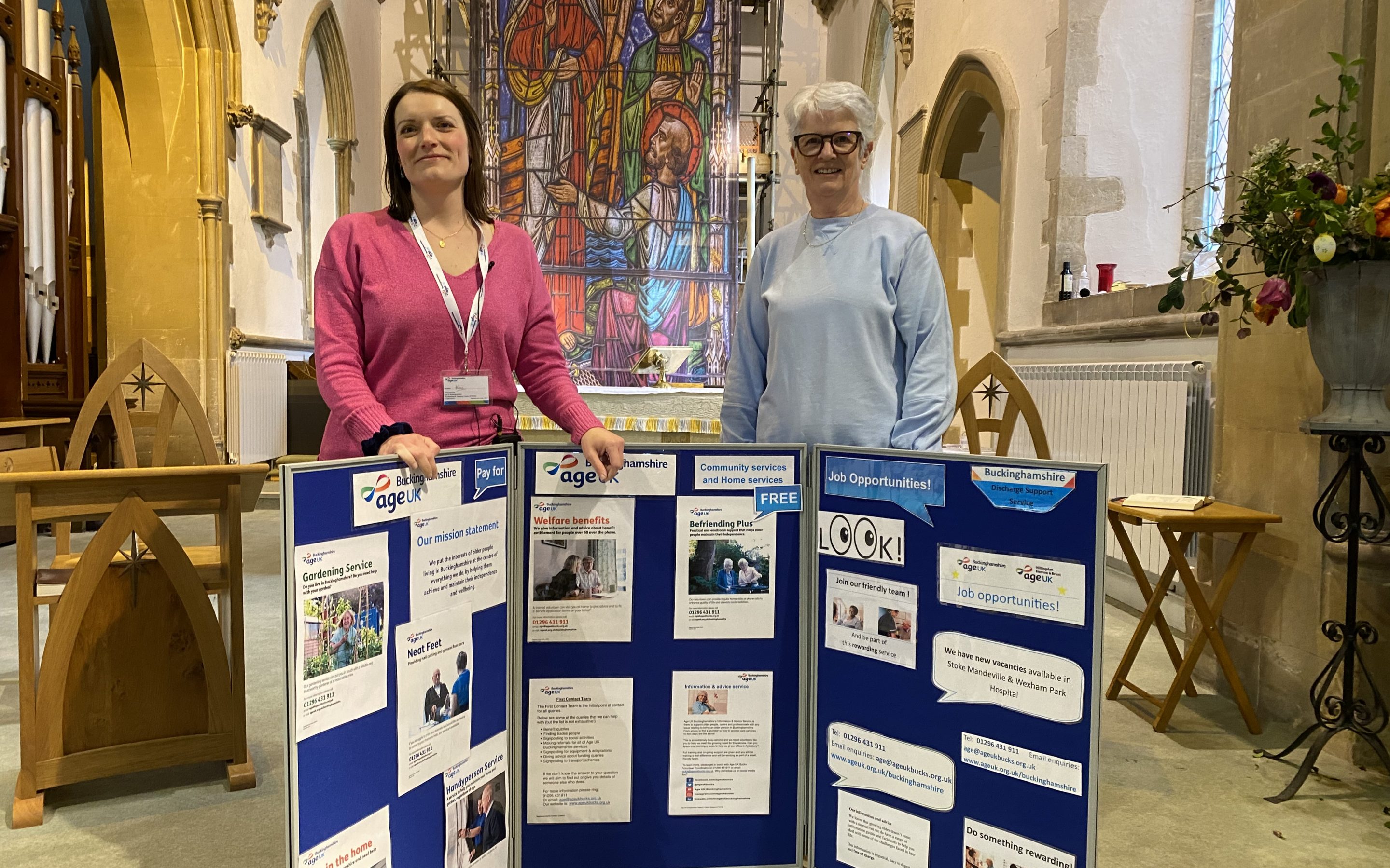 Age UK Buckinghamshire presentation, image copyright Princes Risborough U3A