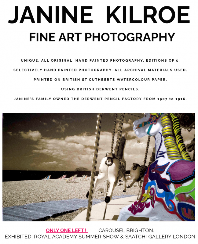 Janine Kilroe Fine Art Photography website home page