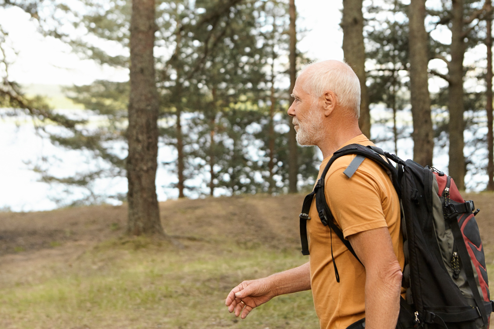 Man hiking. Image from Freepik.com 11161372 by karlyukav.