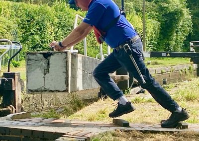 Lock keeper at Tring lock, image with permission of Richard Jones