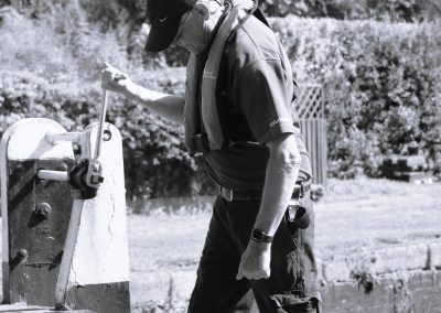 Lock keeper at Tring Lock, image with permission of Richard Jones
