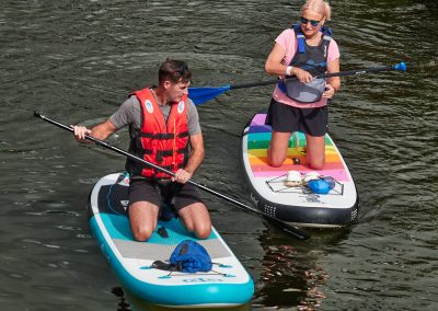 Couple paddle boarding at Tring, Image © Richard C Jones