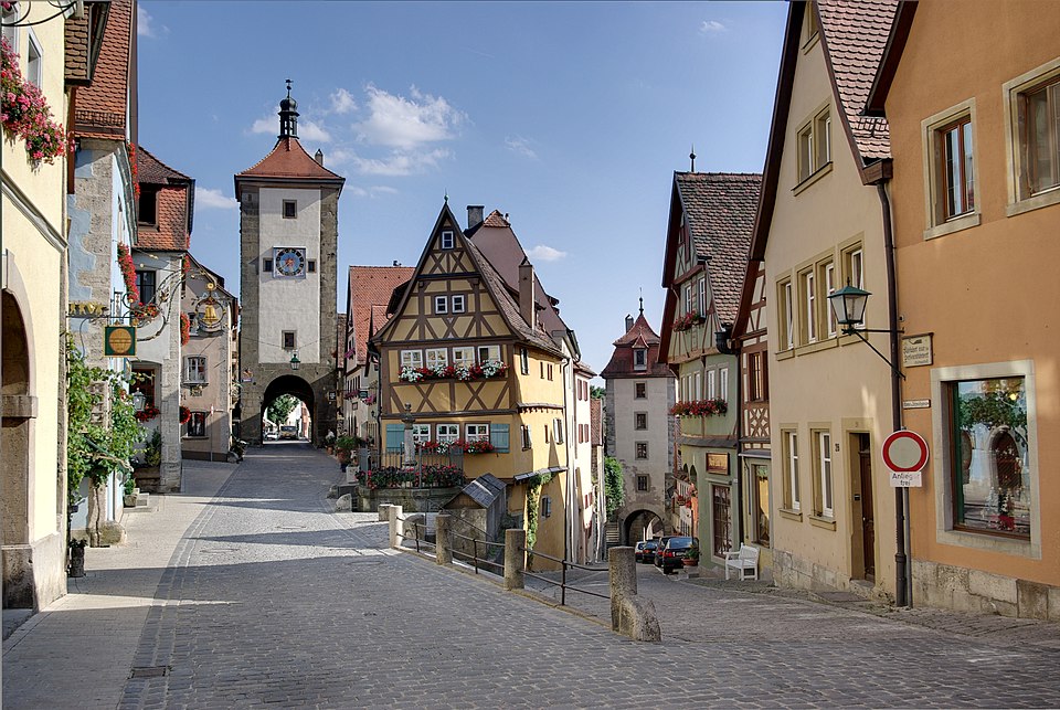 Rothenburg by Berthold Werner - Own work, Public Domain, image from Wikipedia